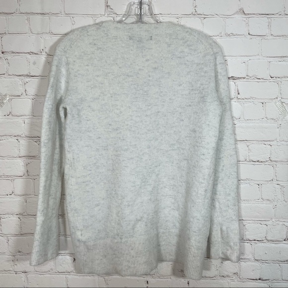 Banana Republic Sweater Womens Small Wool V Neck Long Sleeve Speckled - Picture 6 of 8
